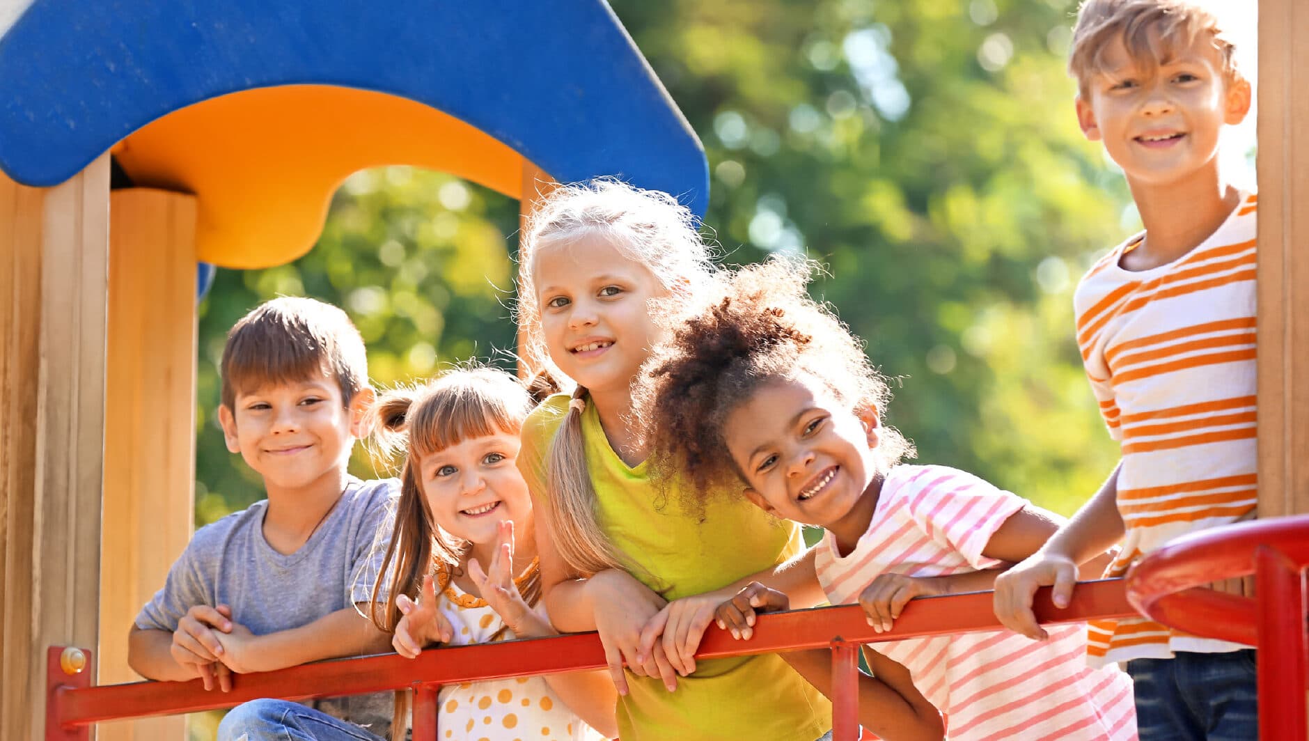children in park